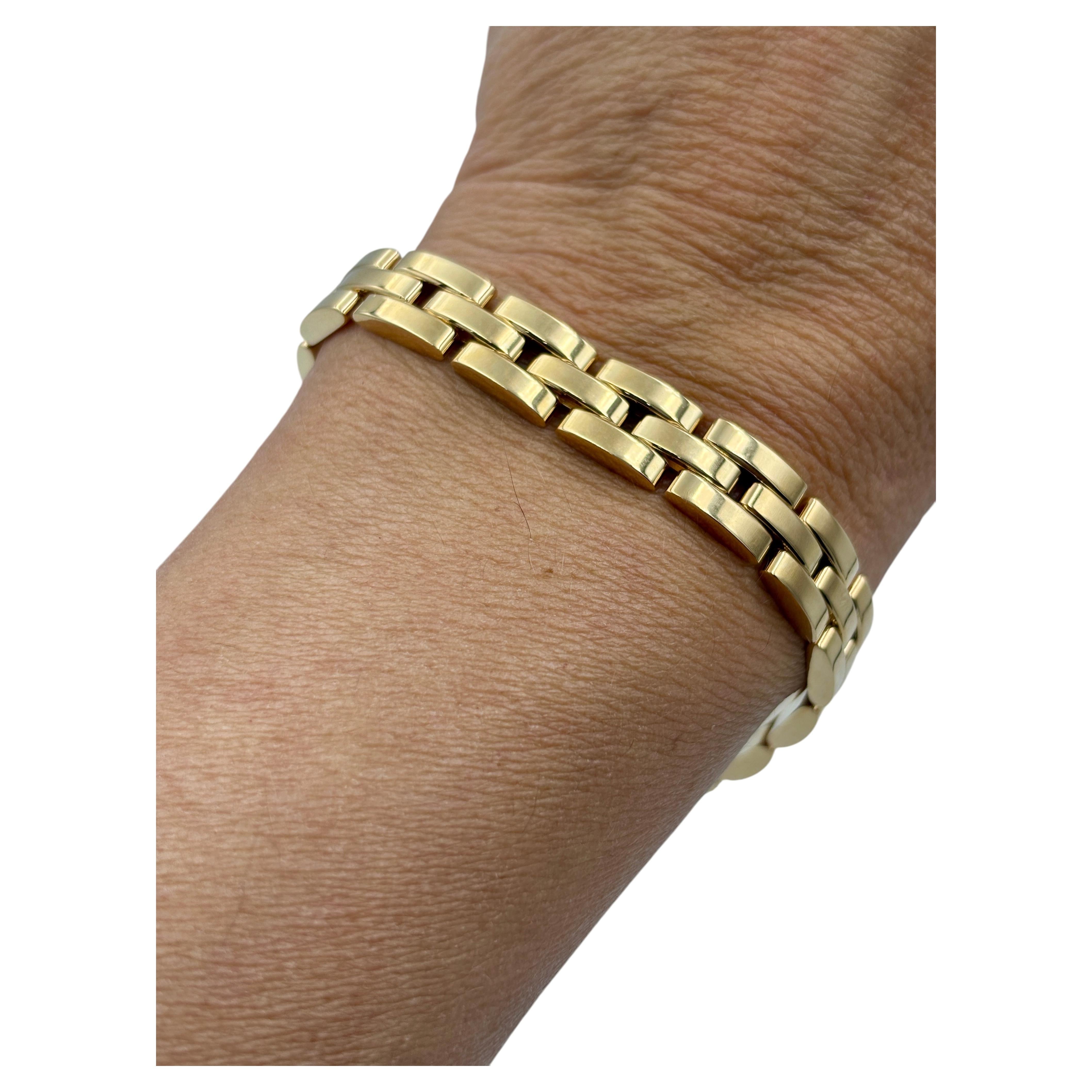 Pulsera «Panthere» de Cartier en oro amarillo de 18 quilates, circa 1990, Francia