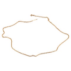 Vintage Cartier 18 Karat '750 French' Gold Chain Necklace Estate 34 Gram