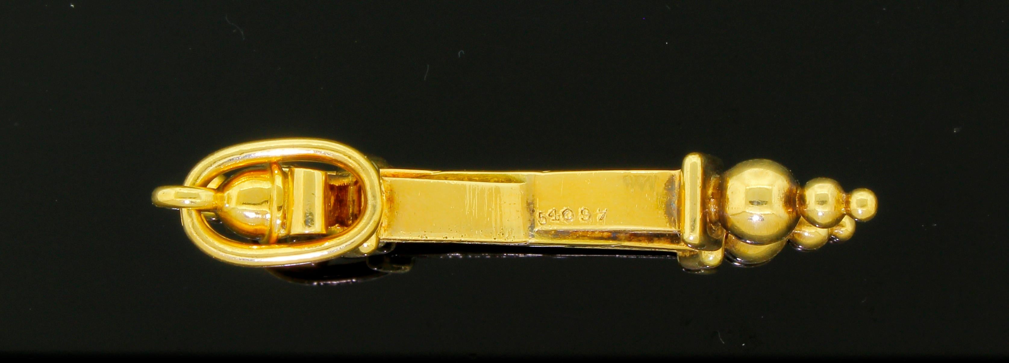 Cartier 18 Karat Gold Large Men's Heavy Torah Pendant for Necklace 29.2 Grams 1