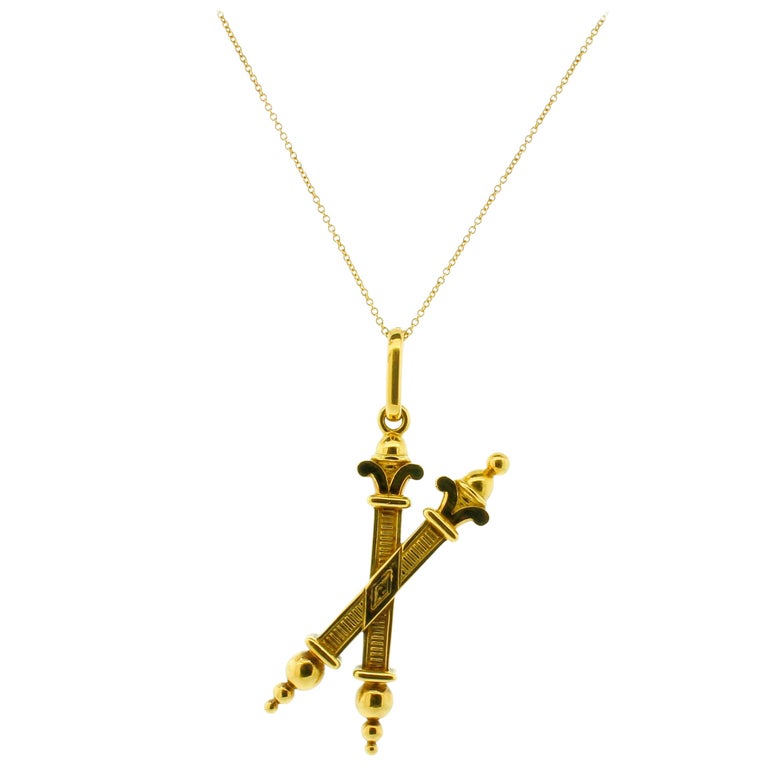 cartier mens pendant
