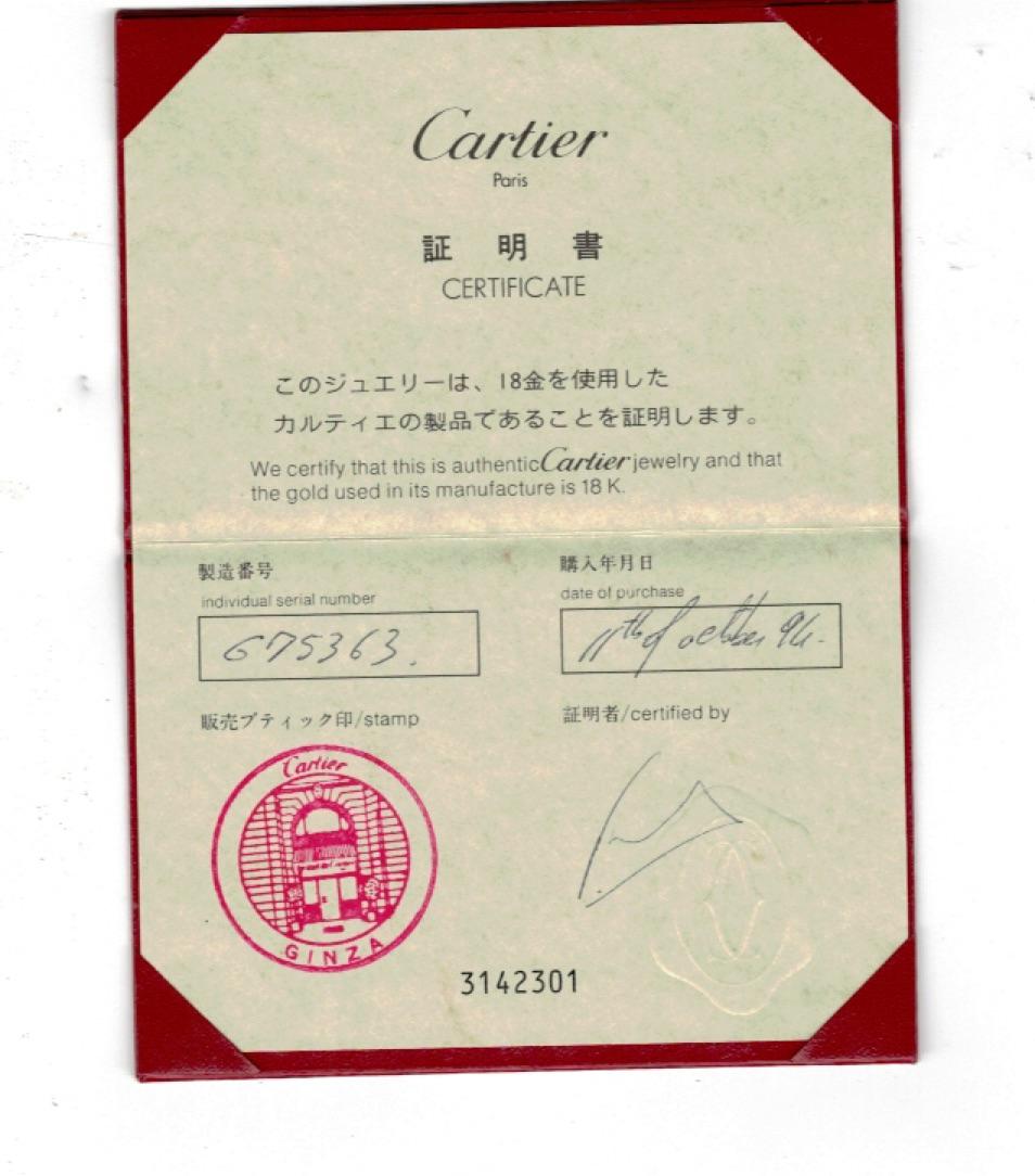 Cartier 18 Karat Gold and Diamond Panthere Ring 1