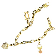 Cartier 18 Karat Gold Charm Bracelet