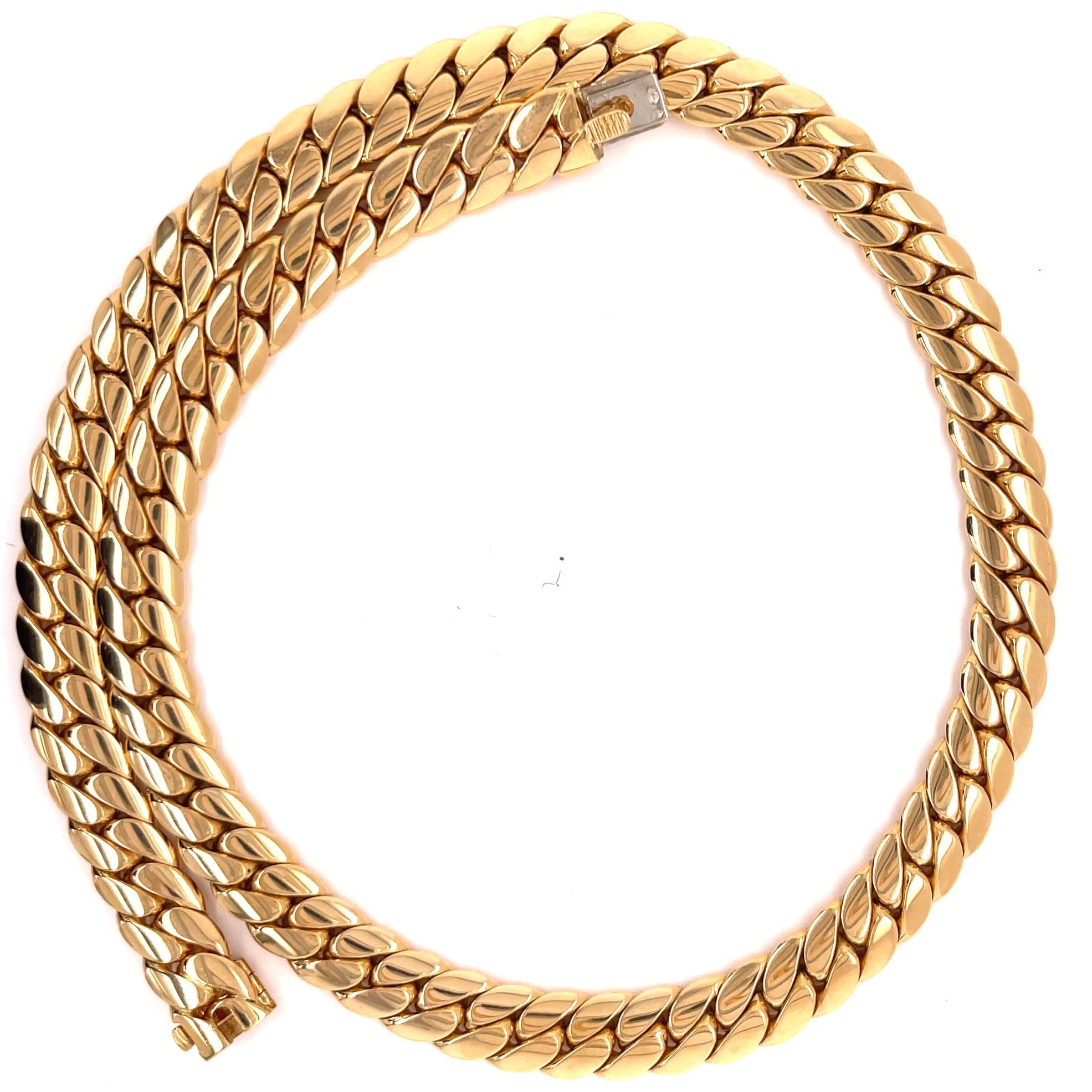 cartier cuban link necklace