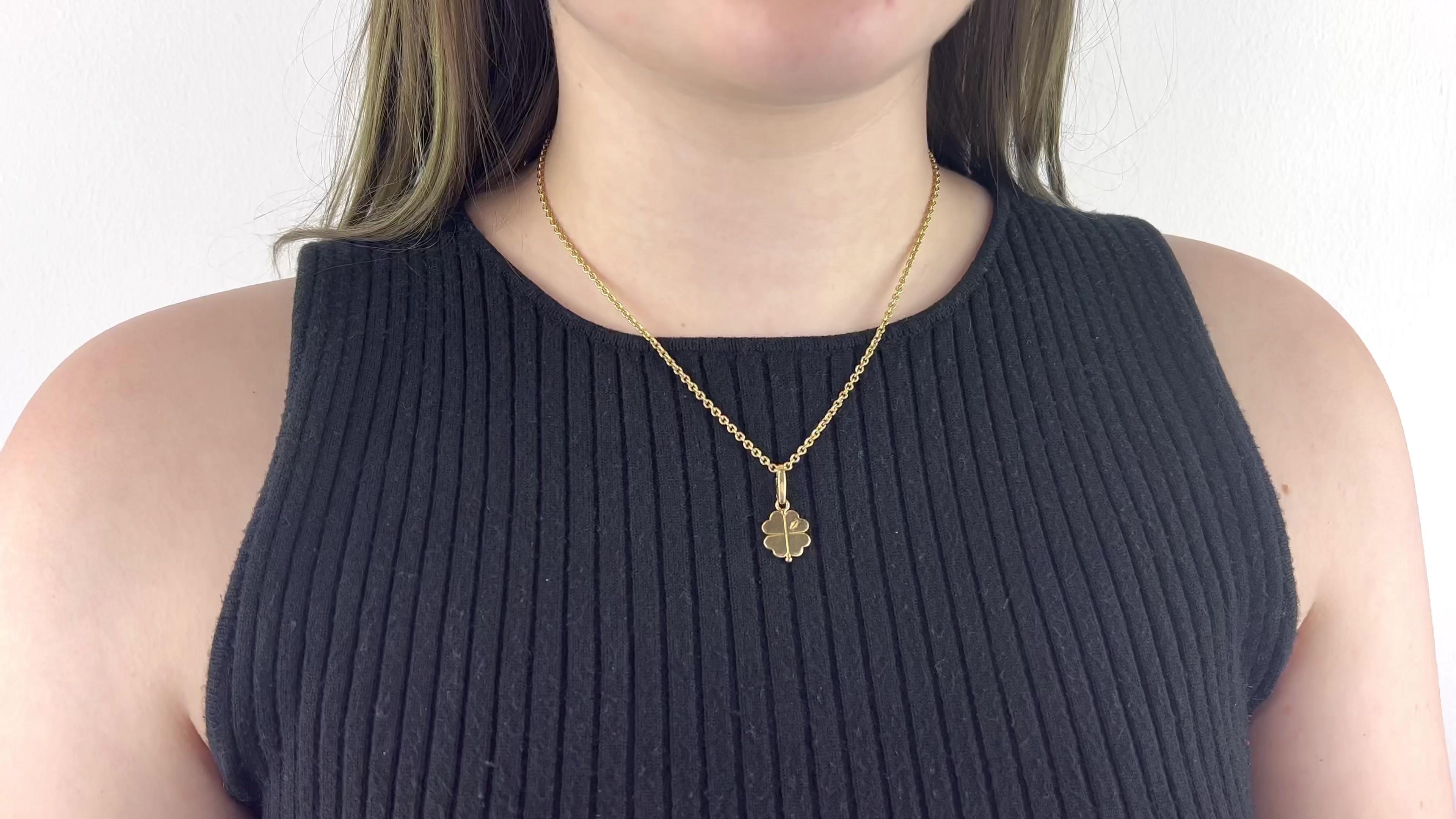 cartier clover necklace