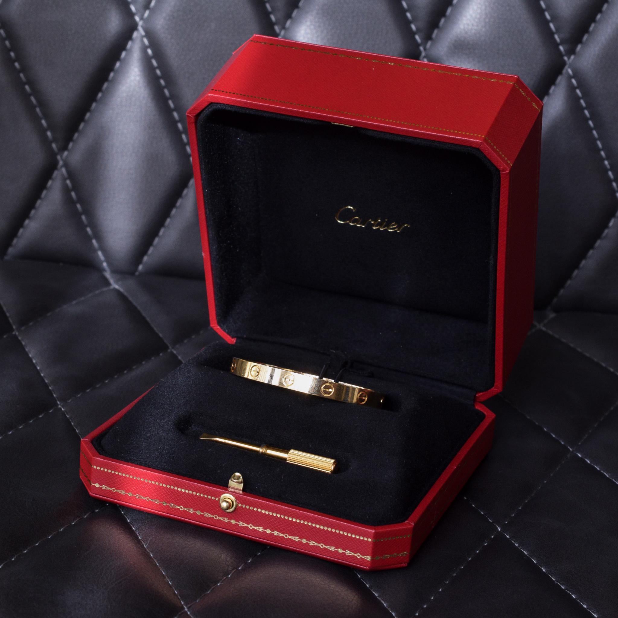 Cartier 18 Karat Gold New Style Love Bangle 5