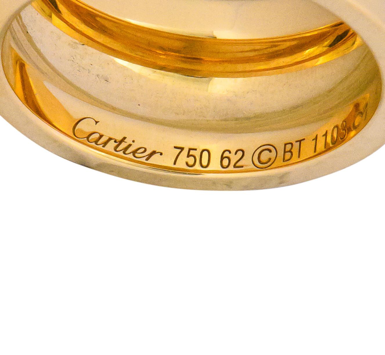 Cartier 18 Karat Gold Wide Love Unisex Band Ring 1