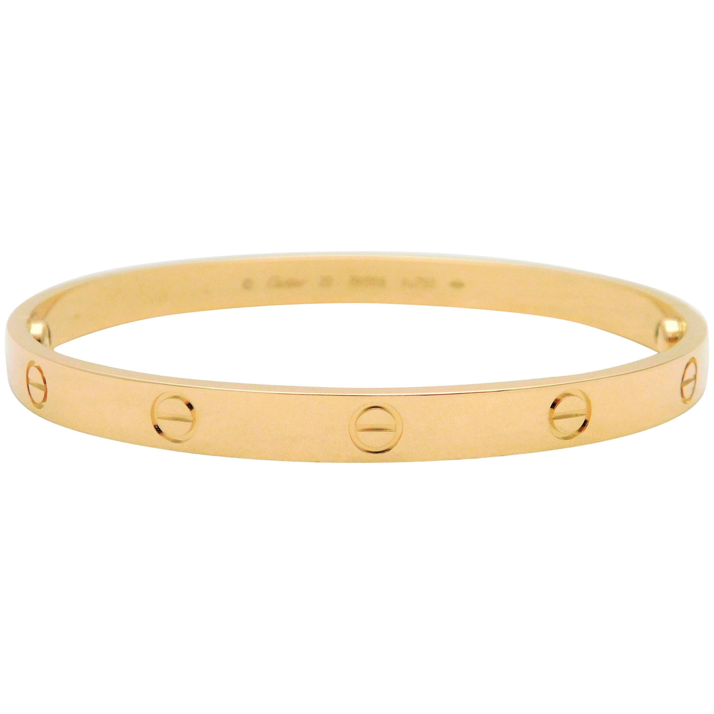 Cartier 18 Karat Love Bracelet