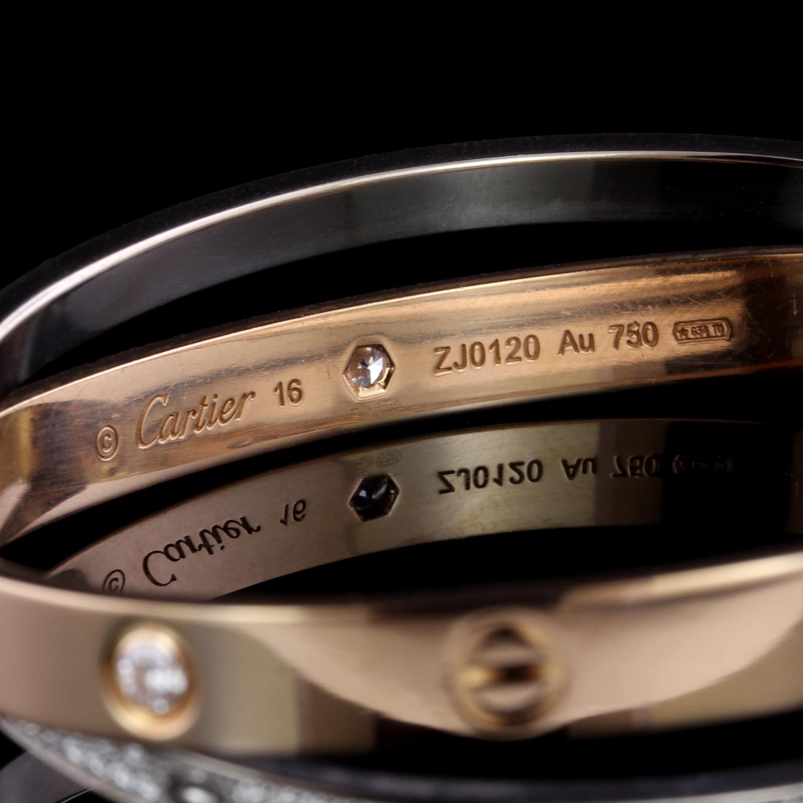 love bracelet diamond-paved