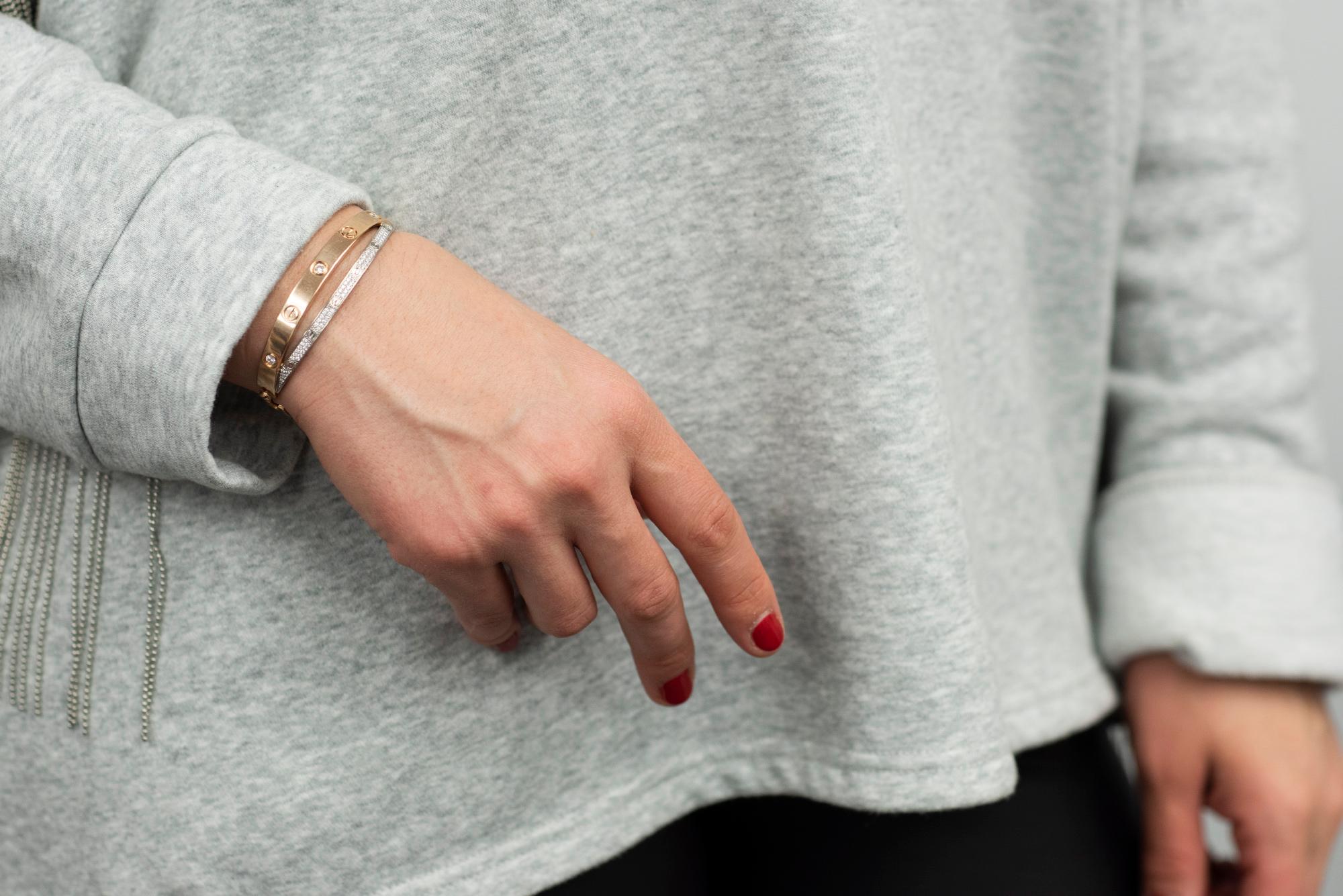 cartier 18 karat gold bracelet