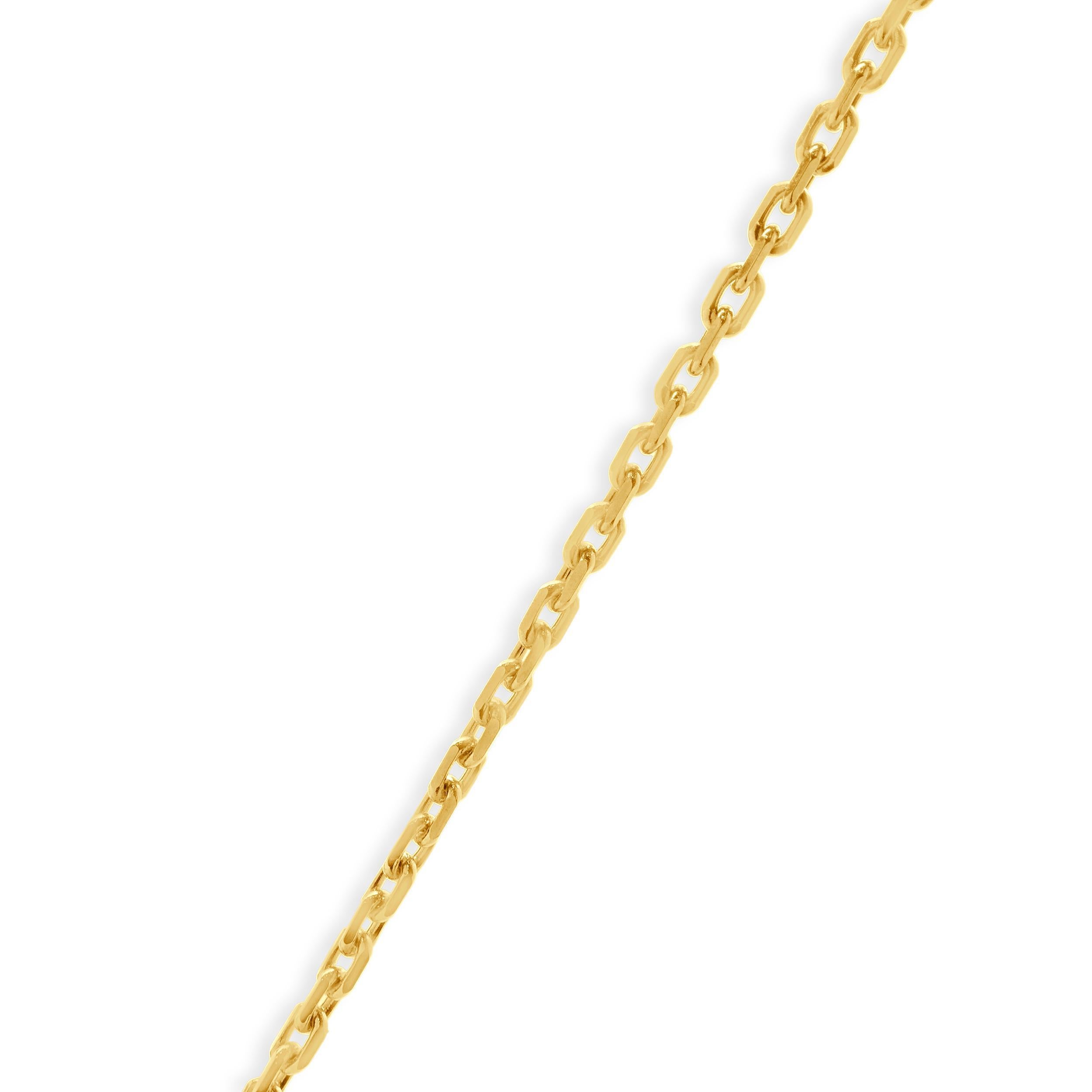 Cartier 18 Karat Rose Gold Amulette Onyx and Diamond Necklace In Excellent Condition In Scottsdale, AZ
