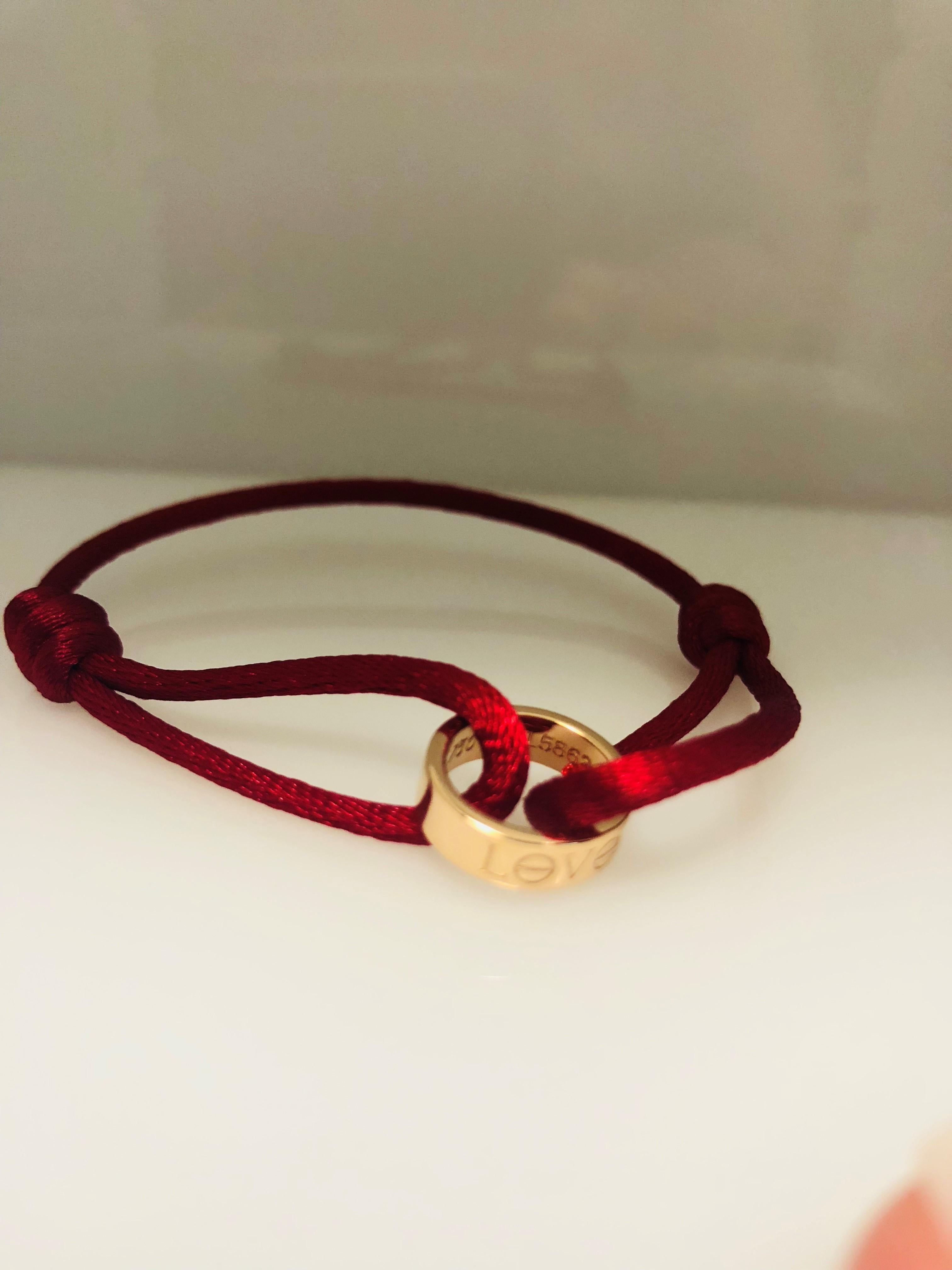 cartier love charity bracelet