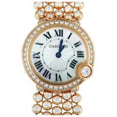 Cartier 18 Karat Rose Gold Diamond Watch HP100758