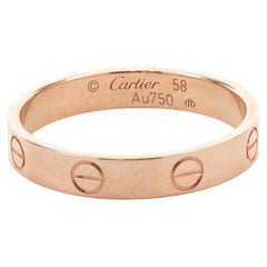 Cartier 18 Karat Rose Gold Love Band