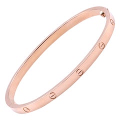 Cartier 18 Karat Rose Gold Love Bracelet, SM