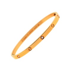 Cartier, petit bracelet SM Love en or rose 18 carats