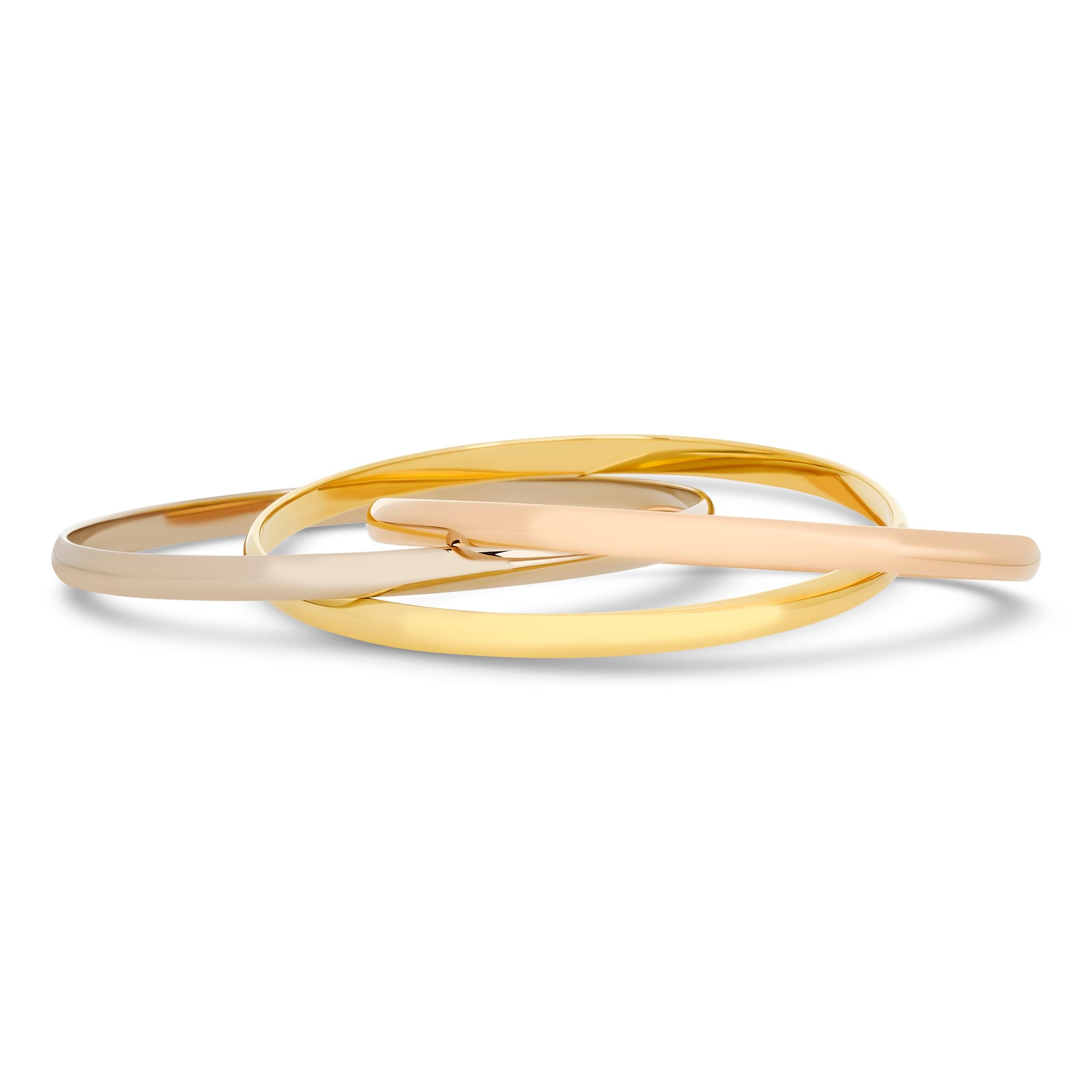 Donna Cartier Bracciale Trinity Rolle in oro 18 carati in vendita