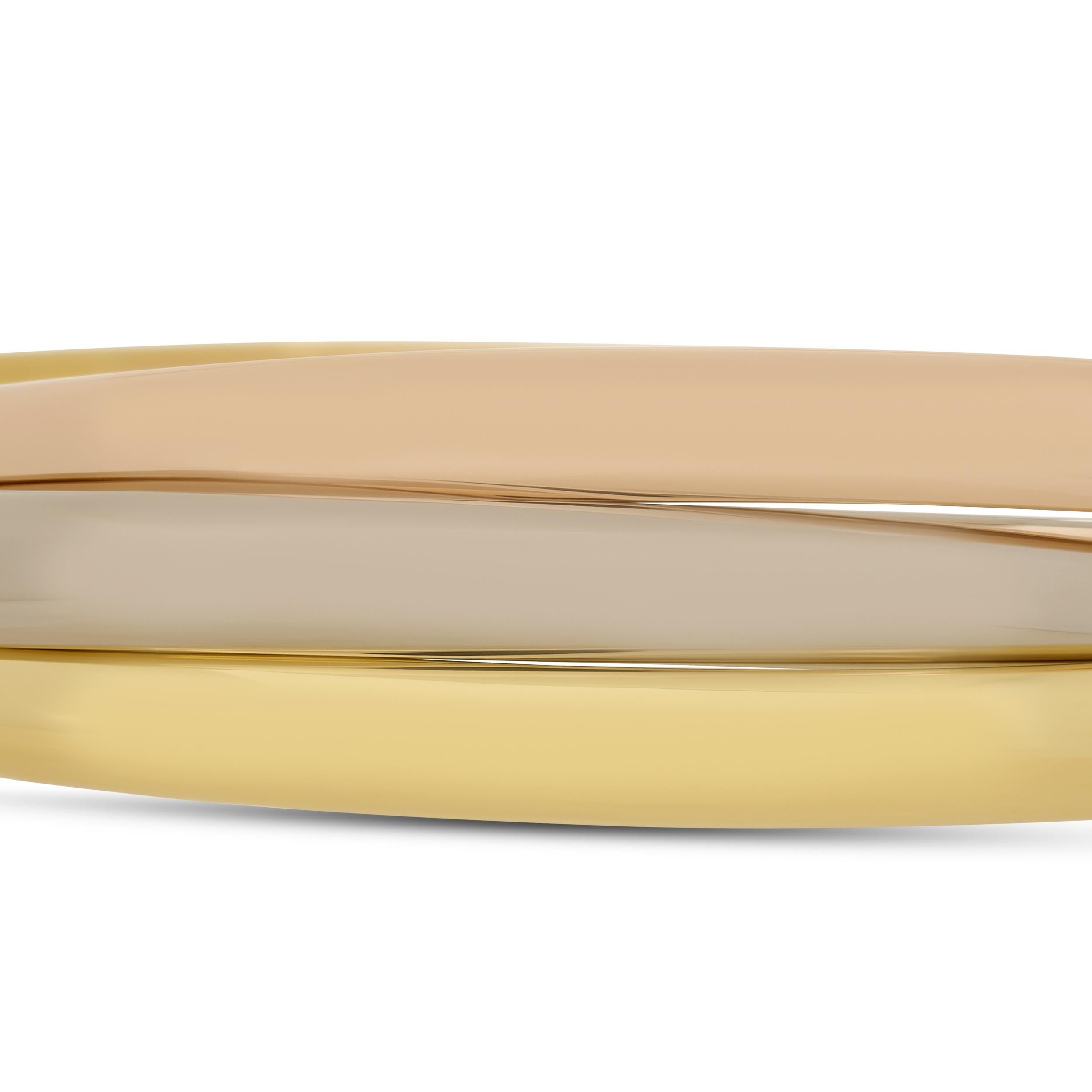 Cartier Bracciale Trinity Rolle in oro 18 carati in vendita 1