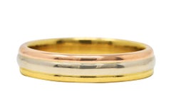 Cartier 18 Karat Tri-Gold Unisex Trinity Band Ring