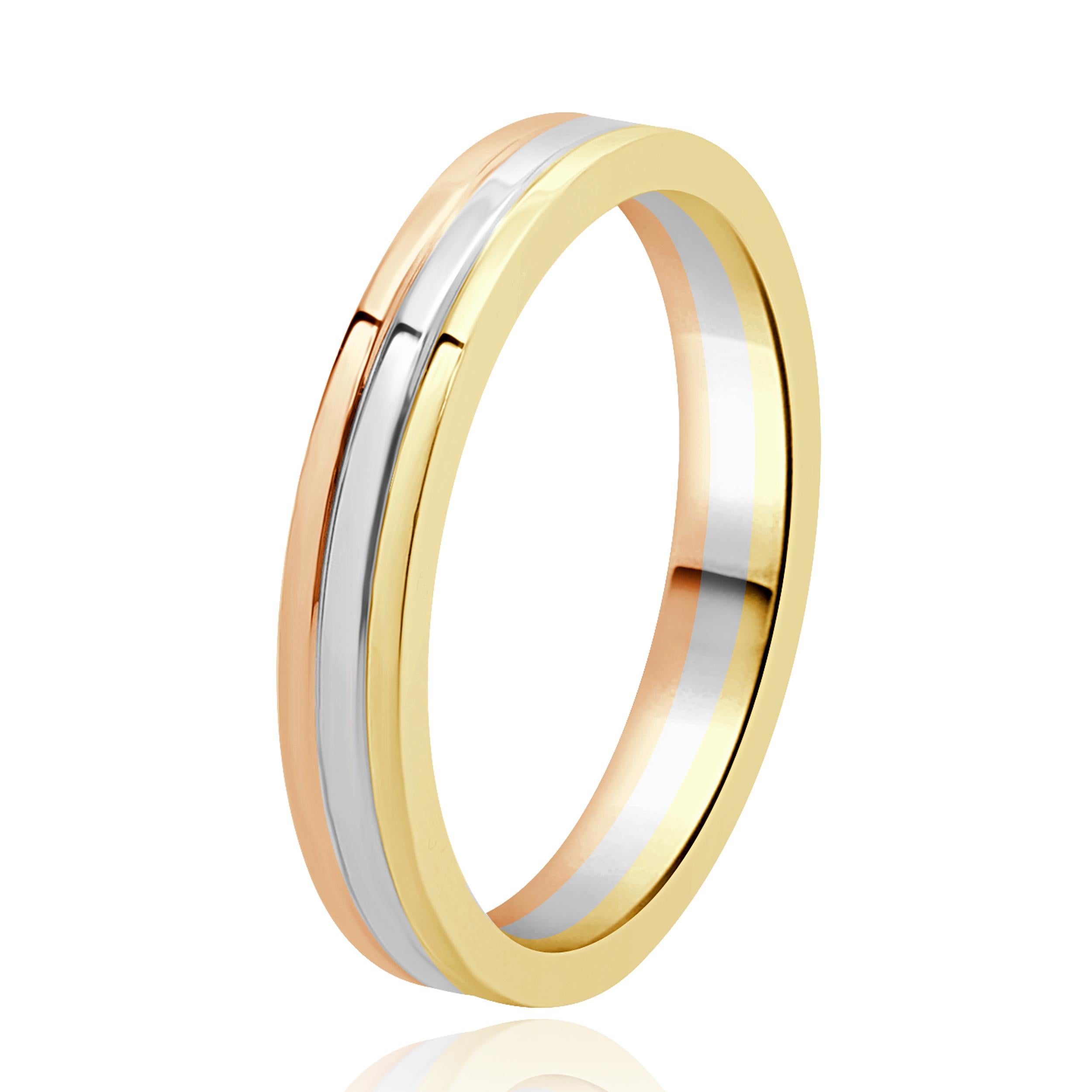 Designer: Cartier
Material: 18K yellow, white, and rose
Serial # OPDXXX
Size: 59

No box or papers included
