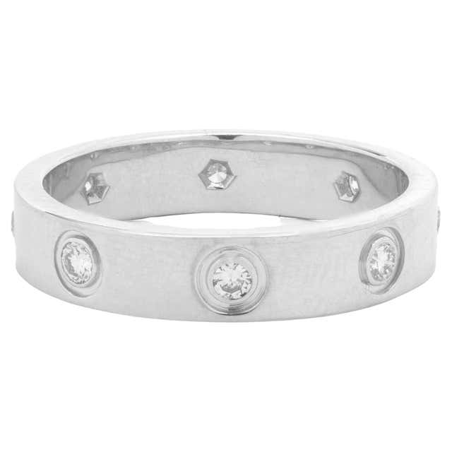 Cartier Agrafe Diamond White Gold Ring at 1stDibs | cartier agrafe ring ...