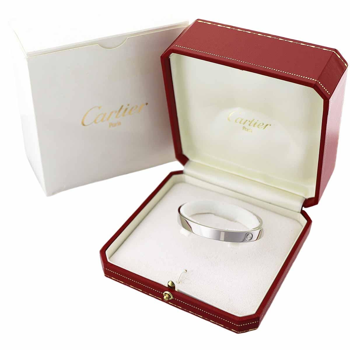 Women's Cartier 18 Karat White Gold Anniversary Bracelet