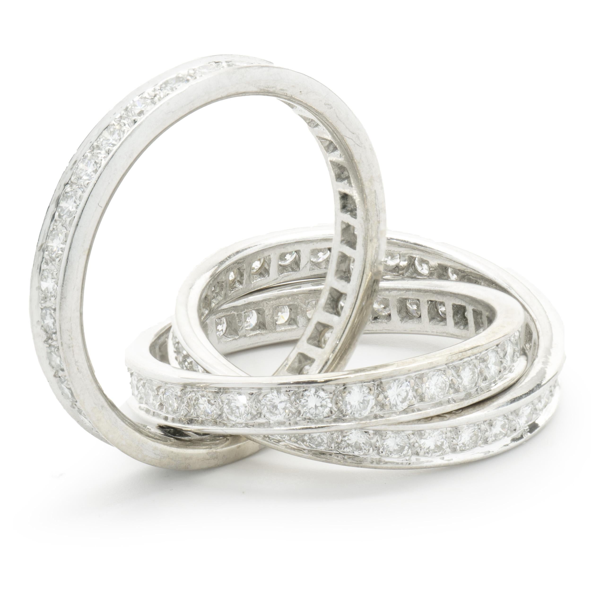 silver trinity ring