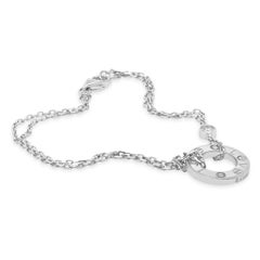 Cartier Collier cercle d'amour en or blanc 18 carats et diamants