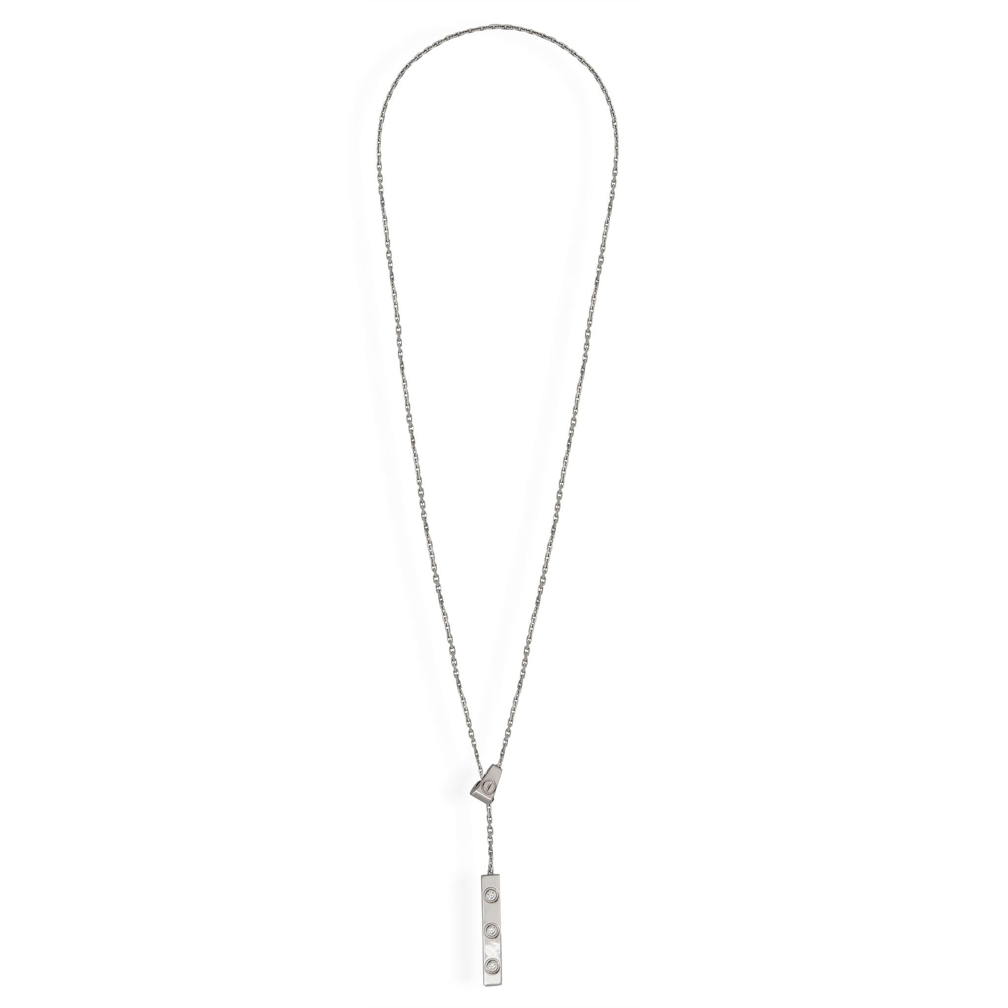 cartier barrel pendant