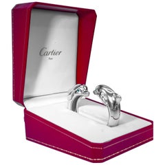 Cartier 18 Karat White Gold Doubled Headed Dolphin