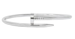 Cartier 18 Karat Weißgold Juste Un Clou Twisted Nail Armreif Armband