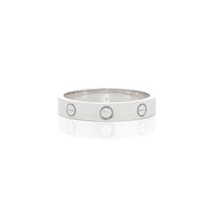 Cartier 18 Karat White Gold Love Ring