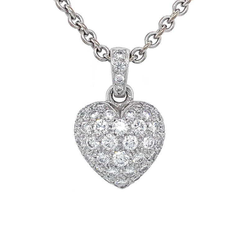 cartier nail necklace white gold