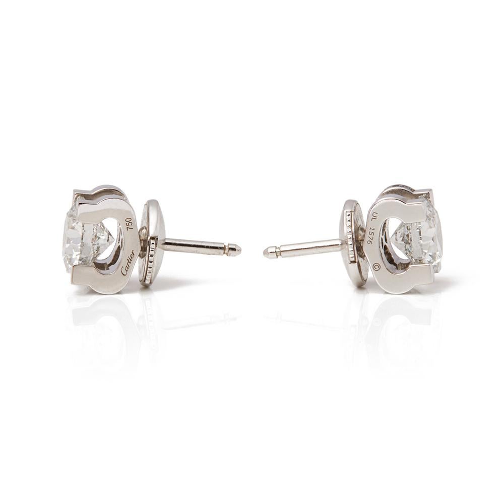 cartier c de cartier earrings