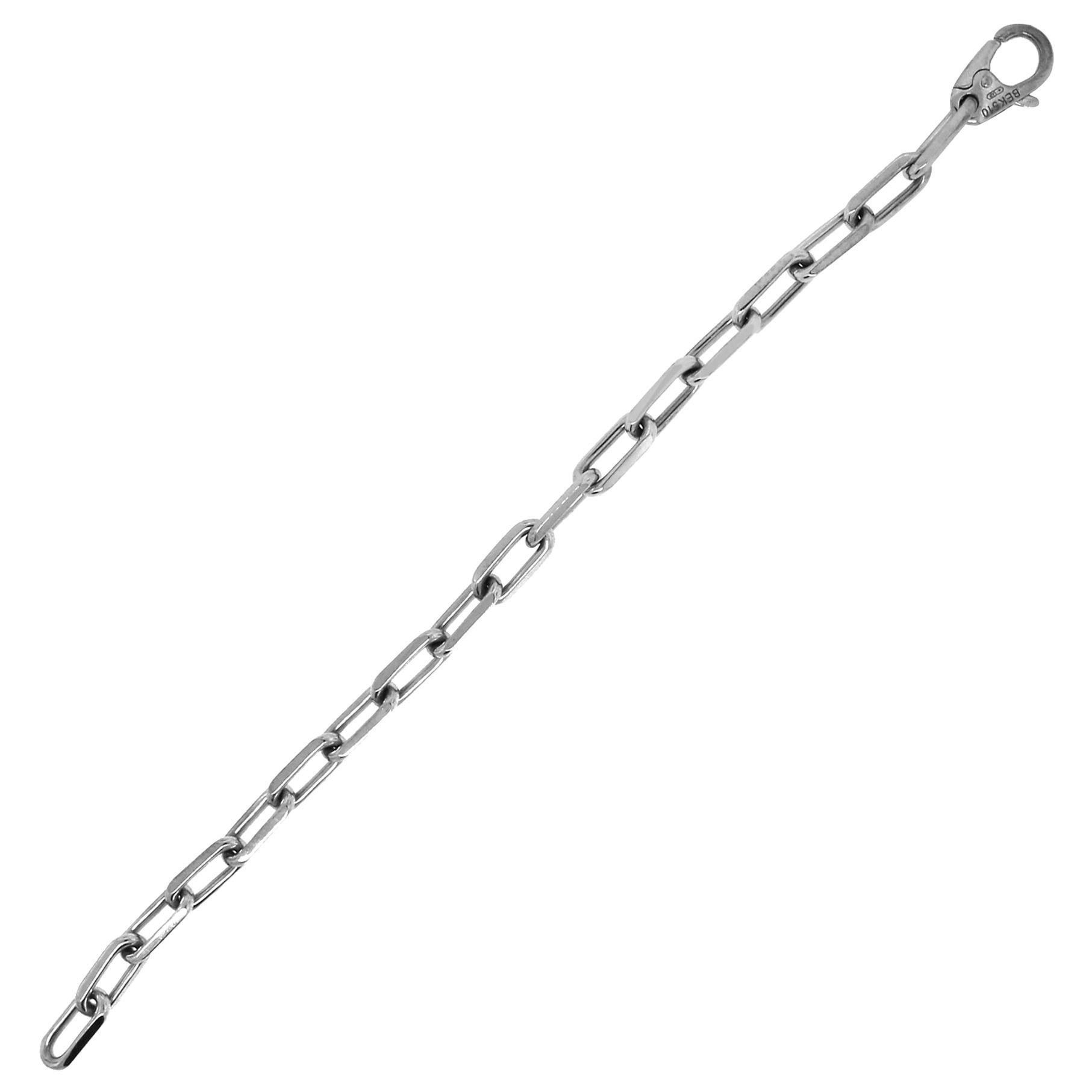 Cartier santos bracelet white gold sale