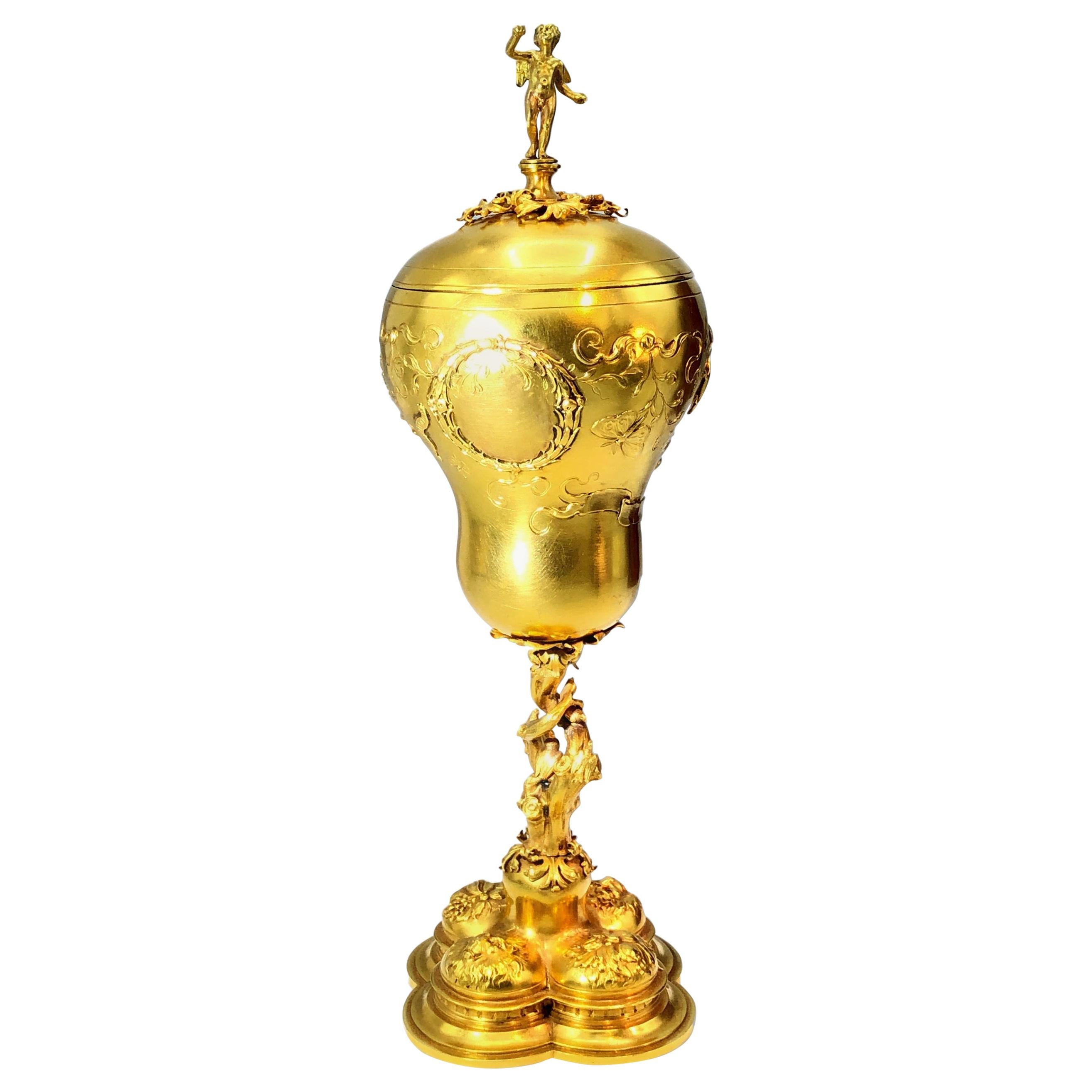 Cartier 18 Karat Yellow Goblet Cup