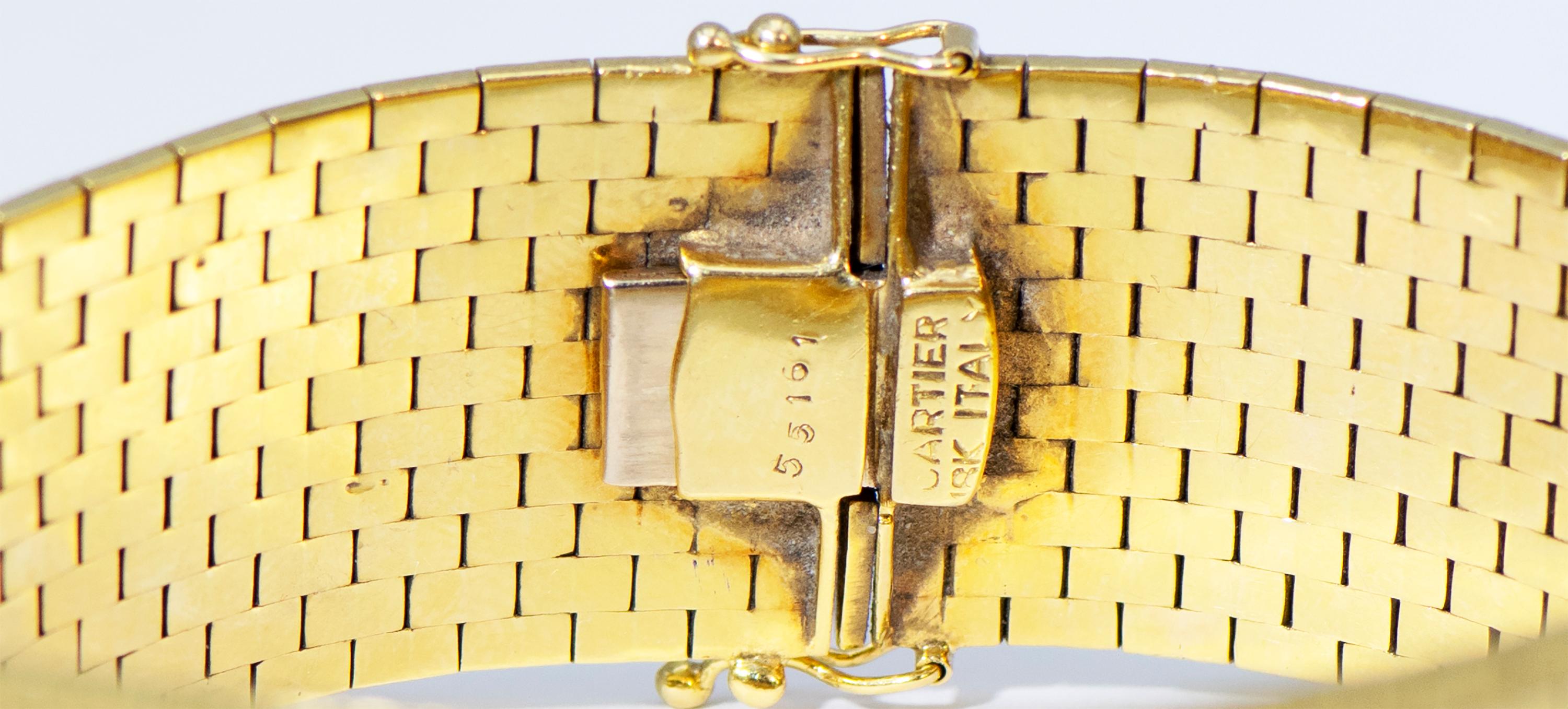 Cartier 18 Karat Yellow Gold Bracelet 2