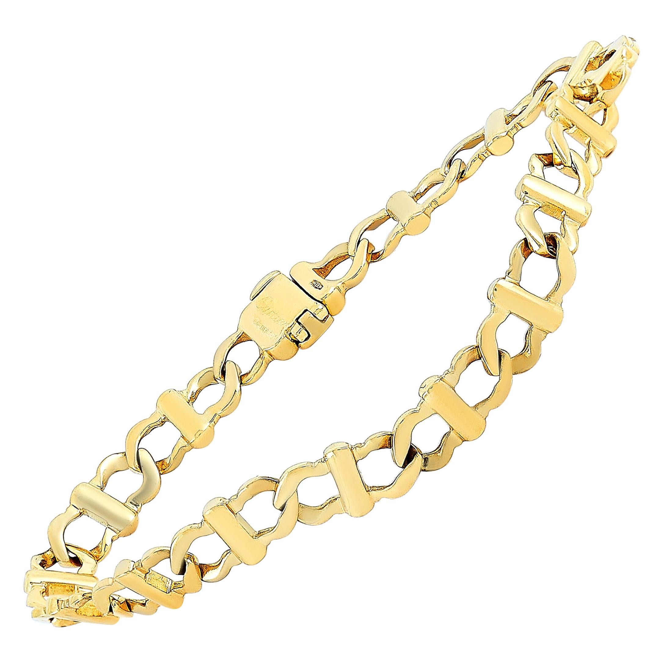 Cartier 18 Karat Yellow Gold Bracelet