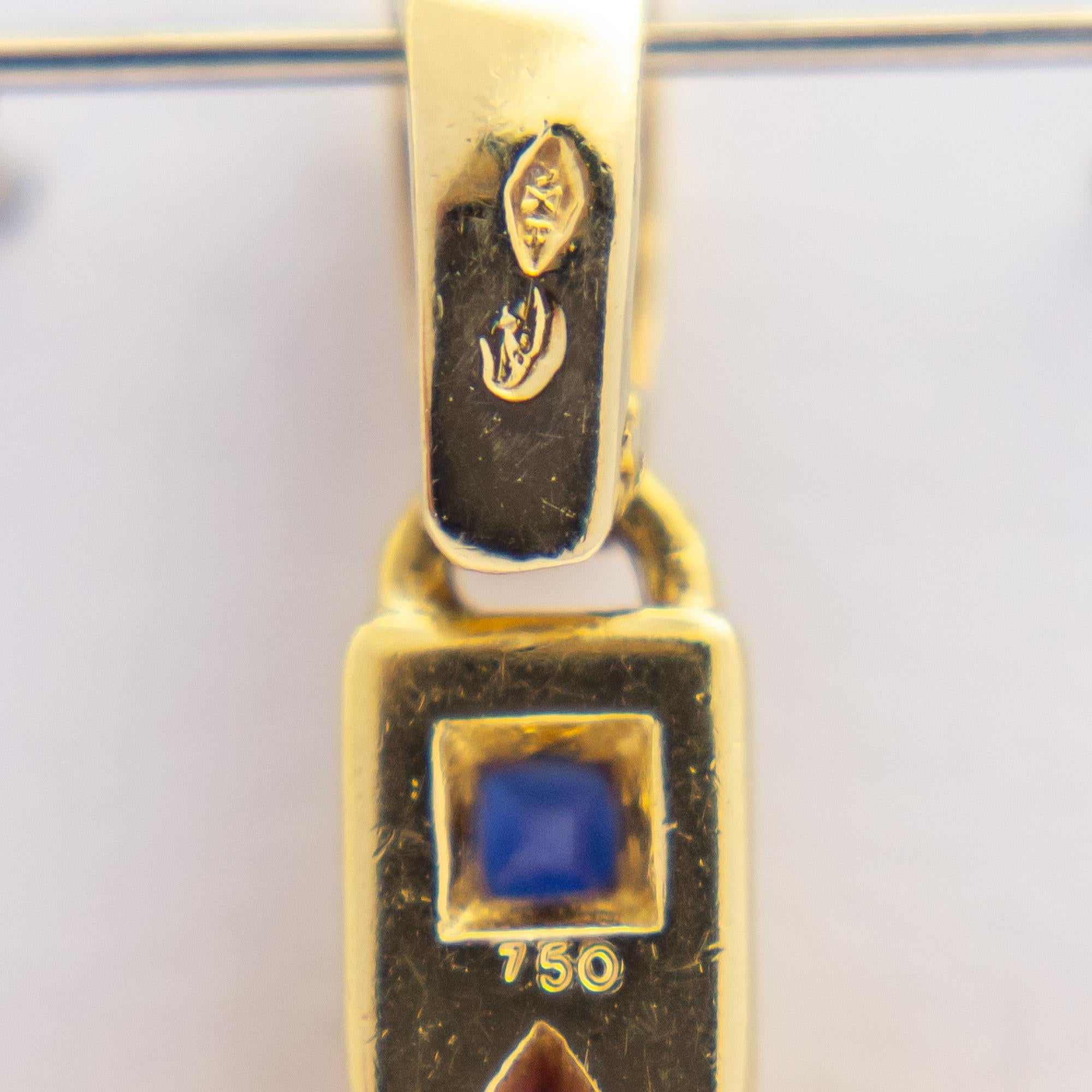 Women's or Men's Cartier 18 Karat Yellow Gold Byzantine Cross