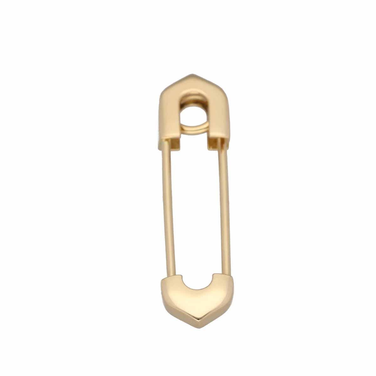 Brand:Cartier
Name:C ENTRELACES MOTIVE SAFETY PIN
Material:750 K18 YG yellow gold
Weight:2.9g（Approx)
Size（inch):35mm×8.51mm / 1.37in×0.33in
Comes with:Cartier Box, Case, Cartier Repair Certificate (Nov 2021)
