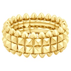 Cartier 18 Karat Yellow Gold Clash Ring