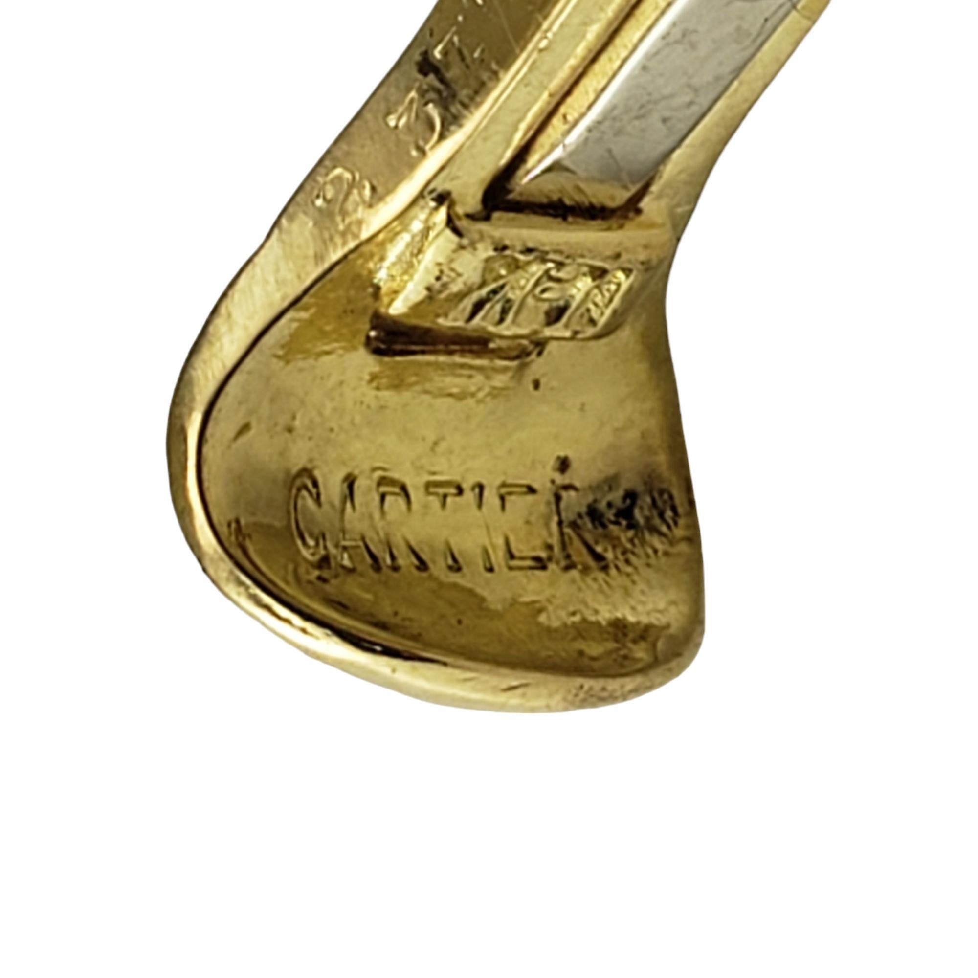 Cartier 18 Karat Yellow Gold Clip On Hoop Earrings #17086 For Sale 2