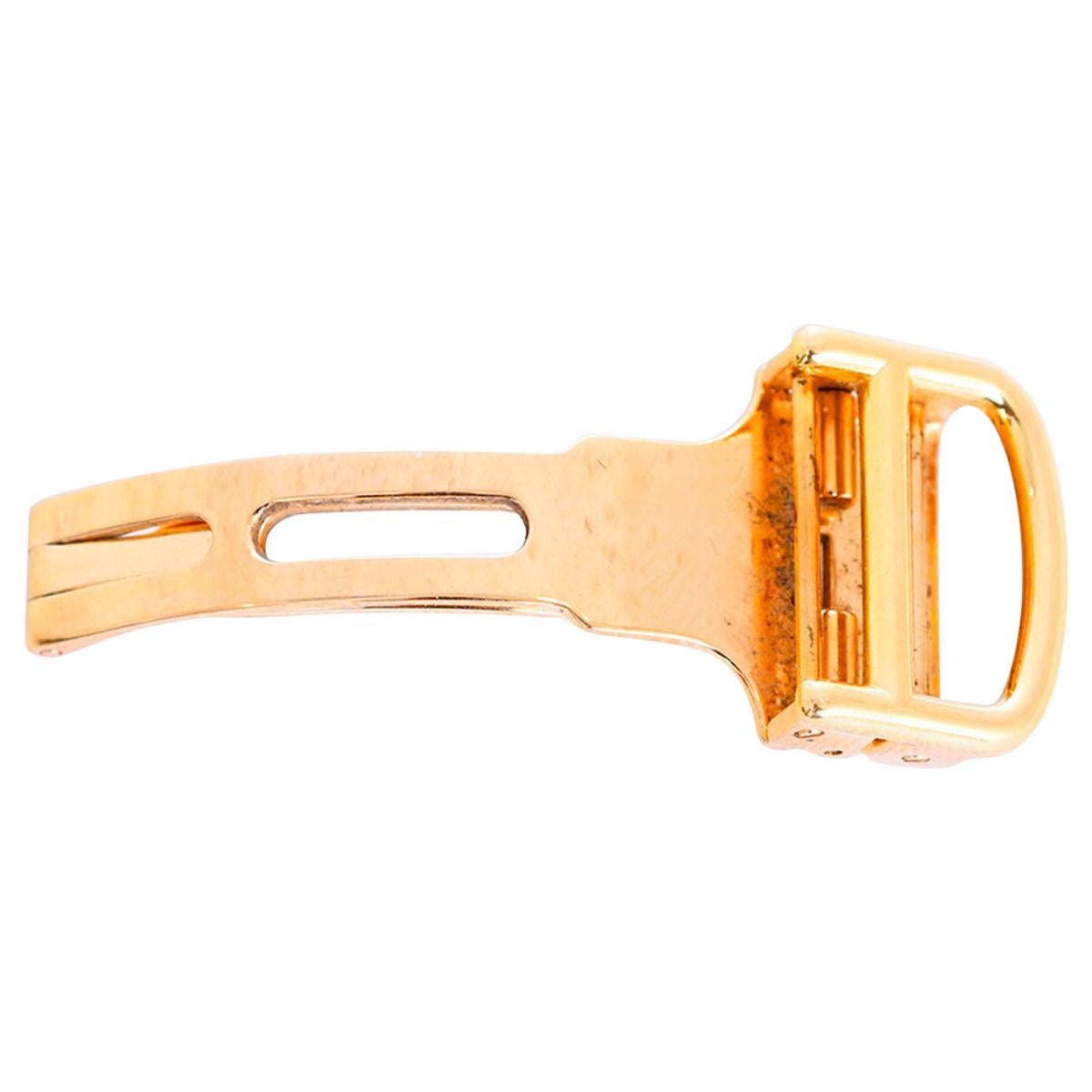 Cartier 18 Karat Yellow Gold Deployant Clasp/Buckle