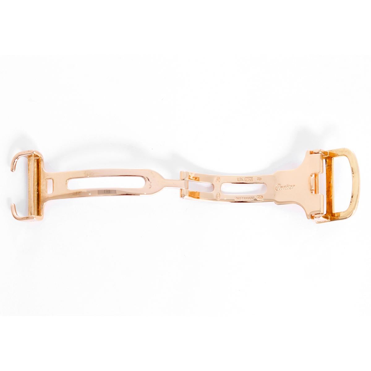 cartier deployant buckle