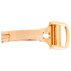 Cartier 18 Karat Yellow Gold Deployant Clasp or Buckle