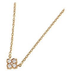 Cartier 18 Karat Yellow Gold Diamond Inde Mysterieuse Necklace