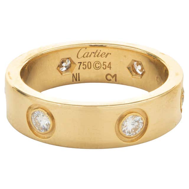 Obus Diamond Cartier Tank Obus 18 Karat Yellow Gold Ladies 1630, 1990s at 1stDibs