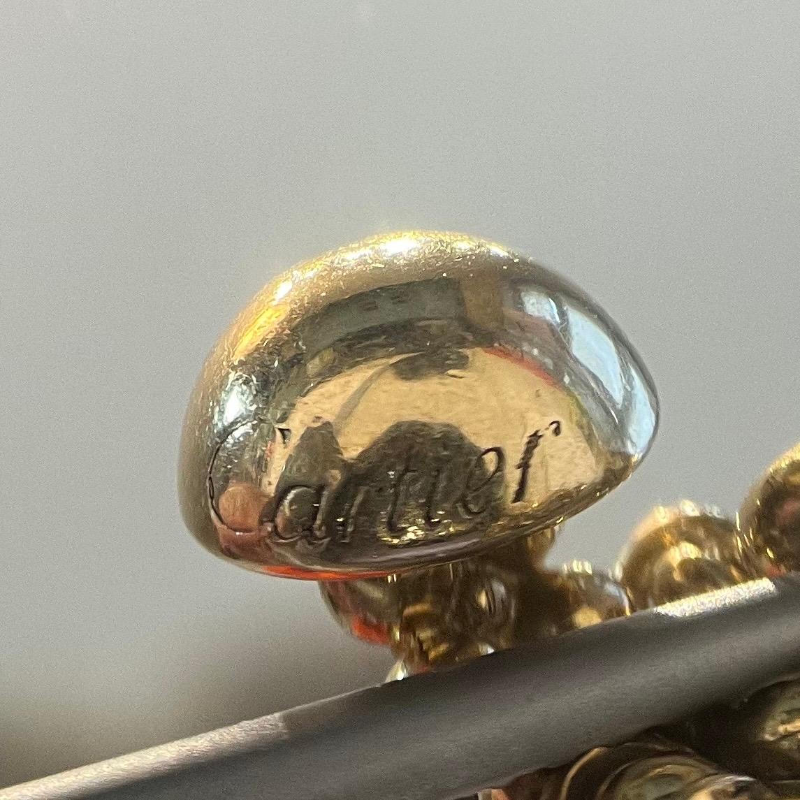 Women's or Men's Cartier 18 Karat Yellow Gold Draperie Bracelet, 1999 For Sale