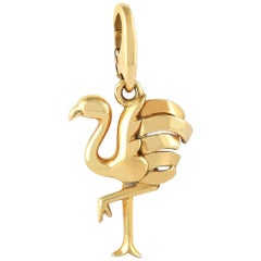Cartier 18 Karat Gelbgold Flamingo Charme