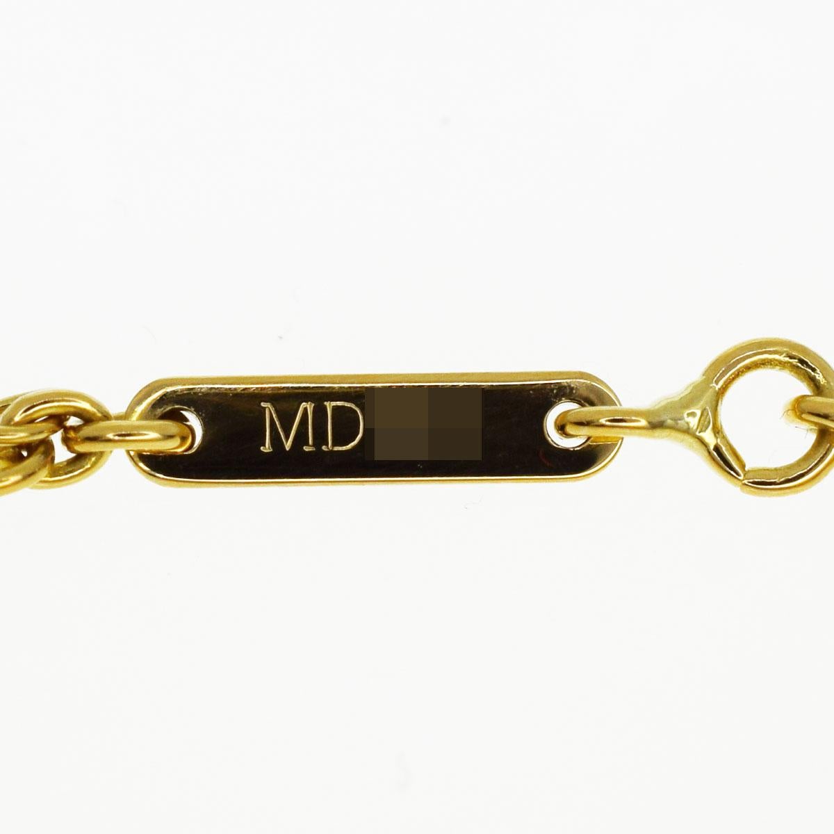 Women's or Men's Cartier 18 Karat Yellow Gold Forza Chain Necklace
