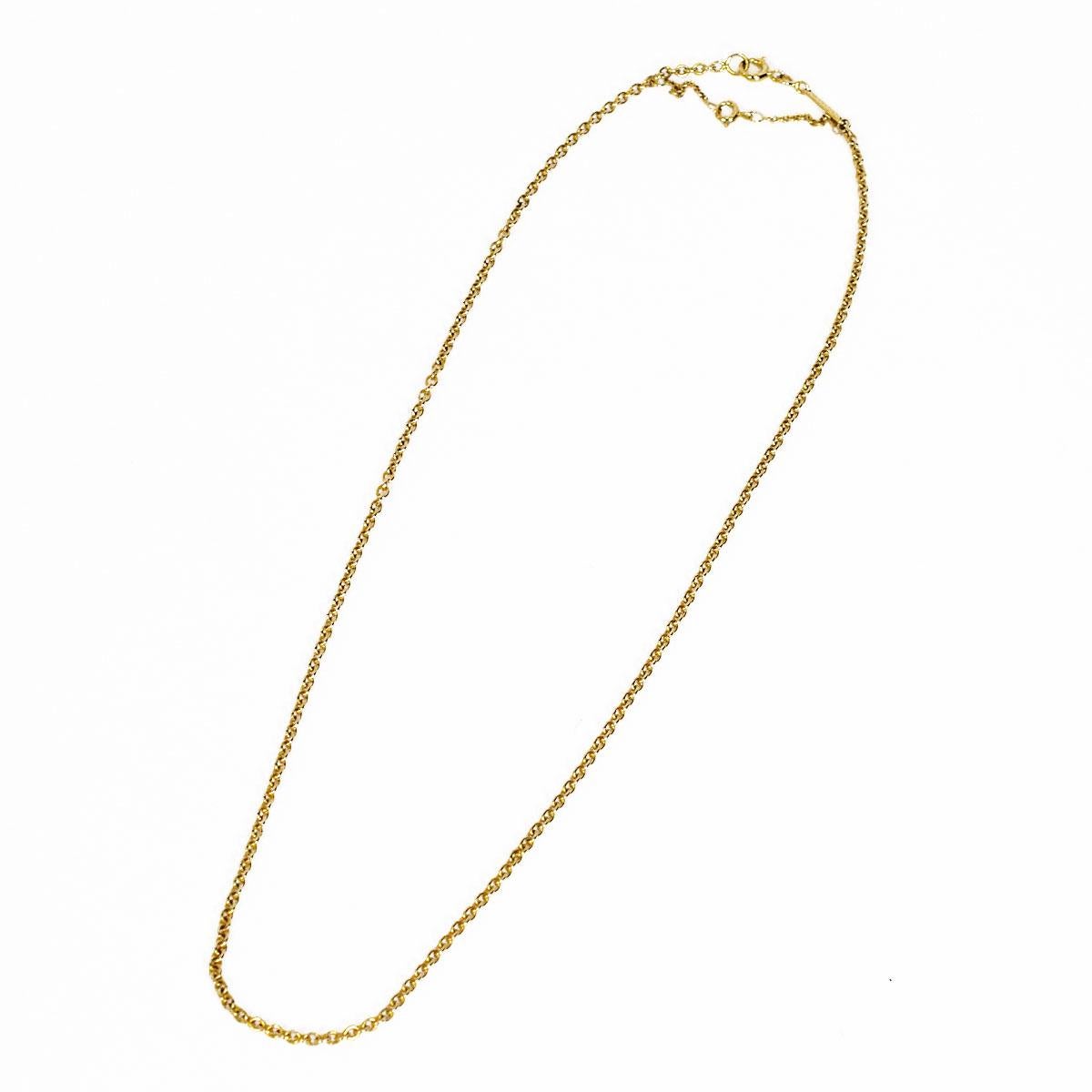 Cartier 18 Karat Yellow Gold Forza Chain Necklace 5